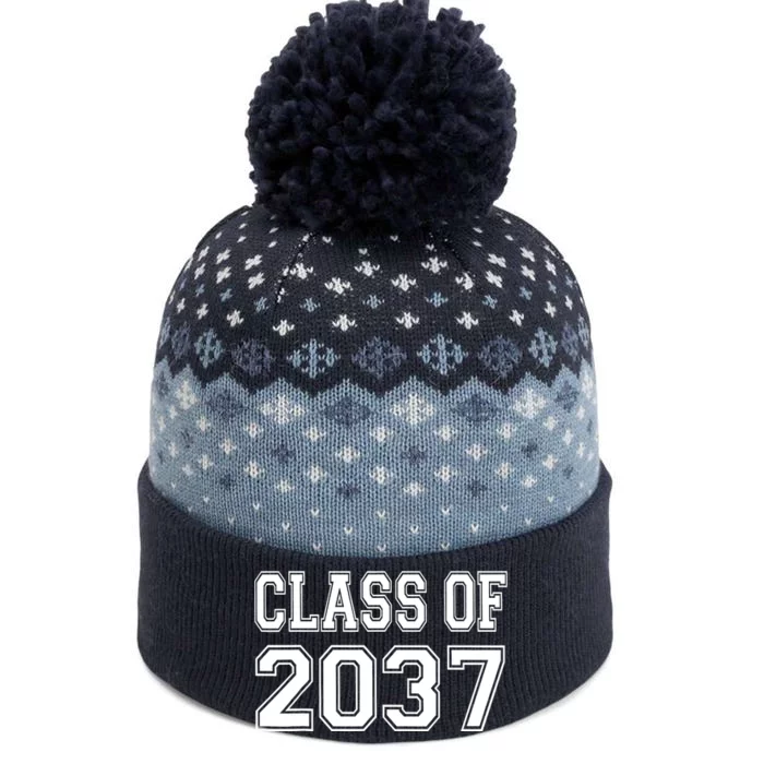 Class of 2037 grow with me The Baniff Cuffed Pom Beanie