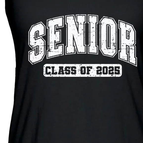 Class Of 2025 Senior 2025 Graduation 2025 Back To School Ladies Essential Flowy Tank