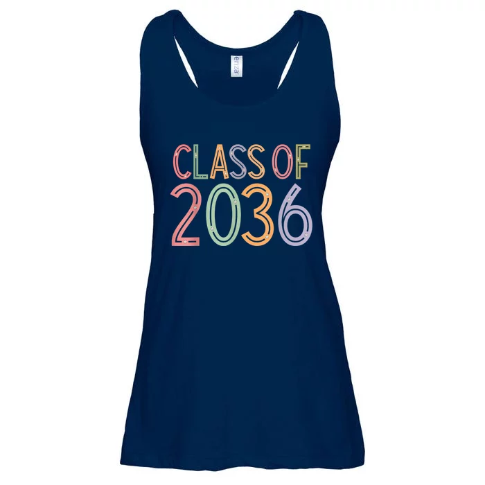 Class Of 2036 Grow With Me Graduation First Day Of School Ladies Essential Flowy Tank