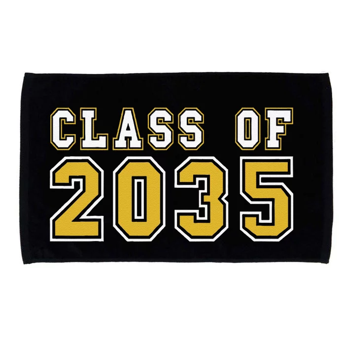 Class Of 2035 Graduation First Day Of Kindergarten PreK Gift Microfiber Hand Towel