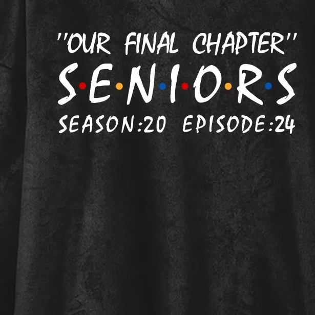 Class Of 2024 Senior Gifts Funny Seniors 2024 Hooded Wearable Blanket