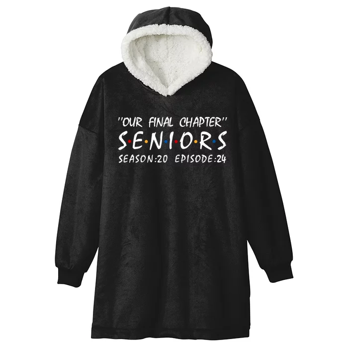 Class Of 2024 Senior Gifts Funny Seniors 2024 Hooded Wearable Blanket