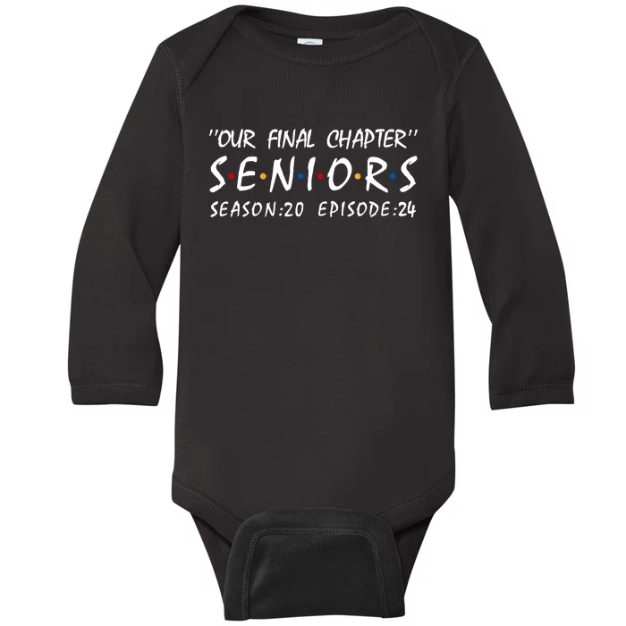 Class Of 2024 Senior Gifts Funny Seniors 2024 Baby Long Sleeve Bodysuit