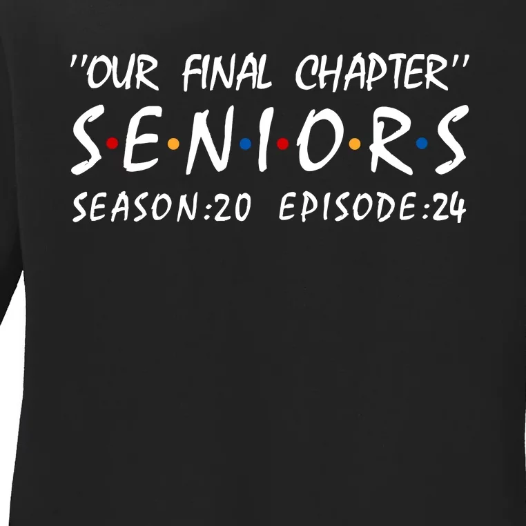 Class Of 2024 Senior Gifts Funny Seniors 2024 Ladies Long Sleeve Shirt