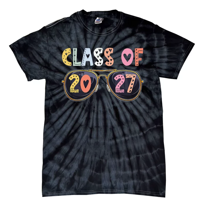 Class of 2027 Senior 2027 Graduation last day of school Tie-Dye T-Shirt