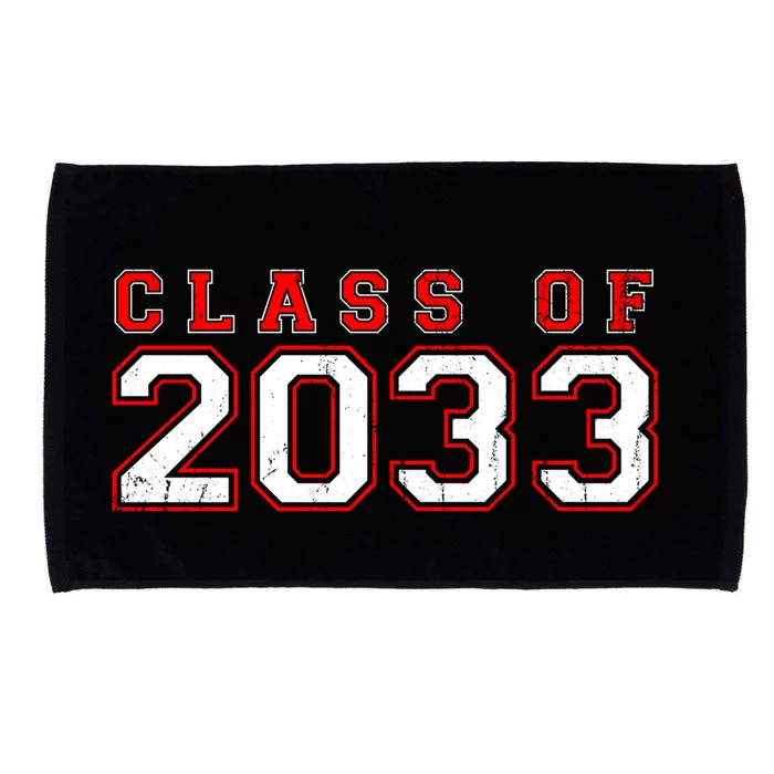 Class Of 2033 Grow With Me First Day Of School Kindergarten Gift Microfiber Hand Towel