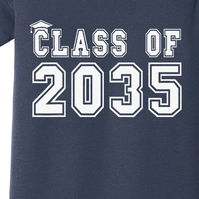 Class Of 2035 Graduation First Day Of Kindergarten PreK Baby Bodysuit