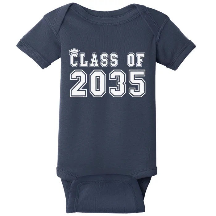 Class Of 2035 Graduation First Day Of Kindergarten PreK Baby Bodysuit