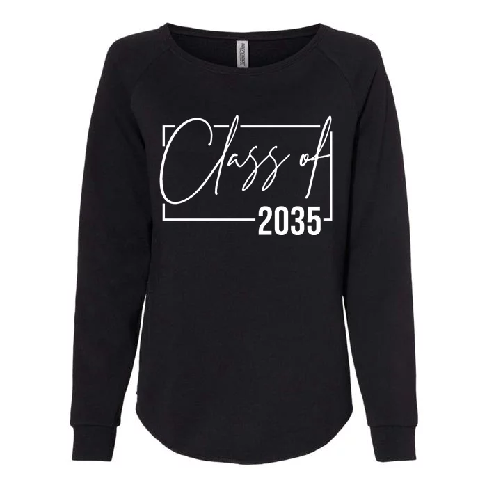 Class Of 2035 Back To School Womens California Wash Sweatshirt