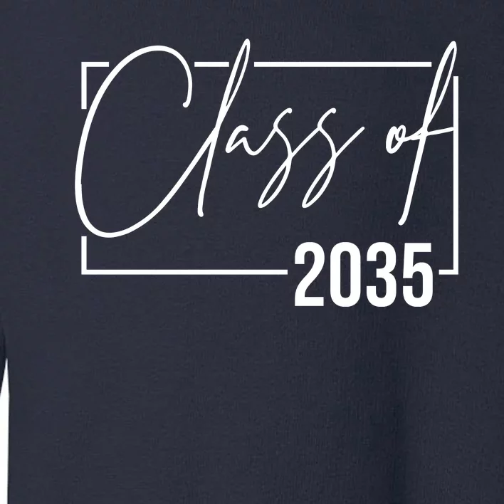 Class Of 2035 Back To School Toddler Sweatshirt