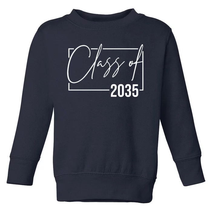 Class Of 2035 Back To School Toddler Sweatshirt