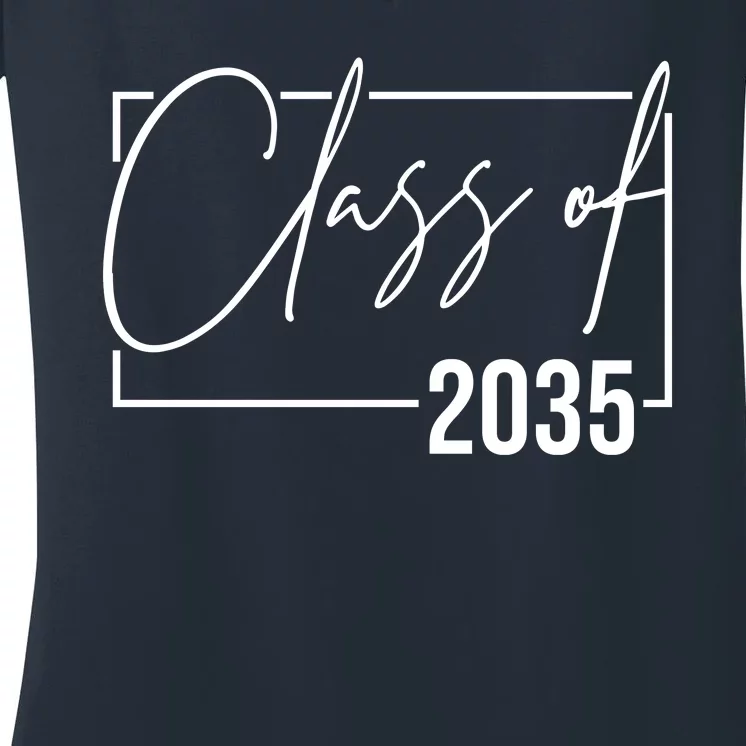 Class Of 2035 Back To School Women's V-Neck T-Shirt