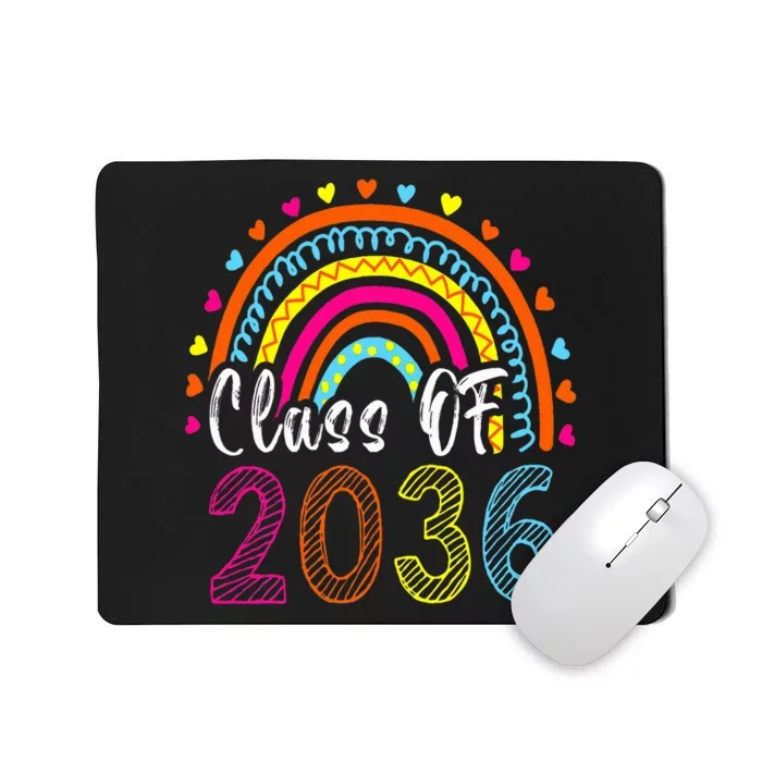 Class Of 2036 Grow With Me First Day Of School Graduation Mousepad