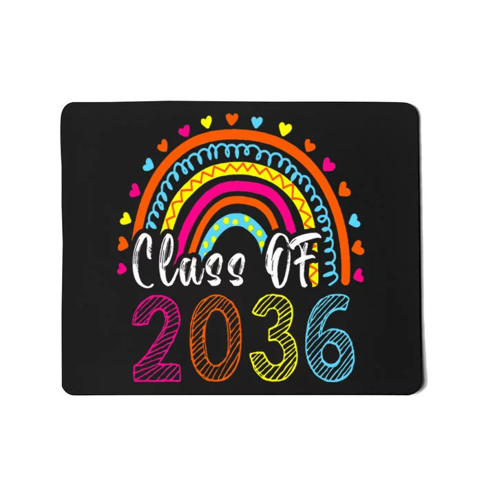 Class Of 2036 Grow With Me First Day Of School Graduation Mousepad