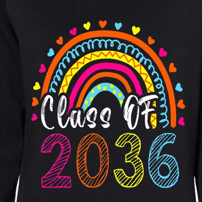 Class Of 2036 Grow With Me First Day Of School Graduation Womens California Wash Sweatshirt