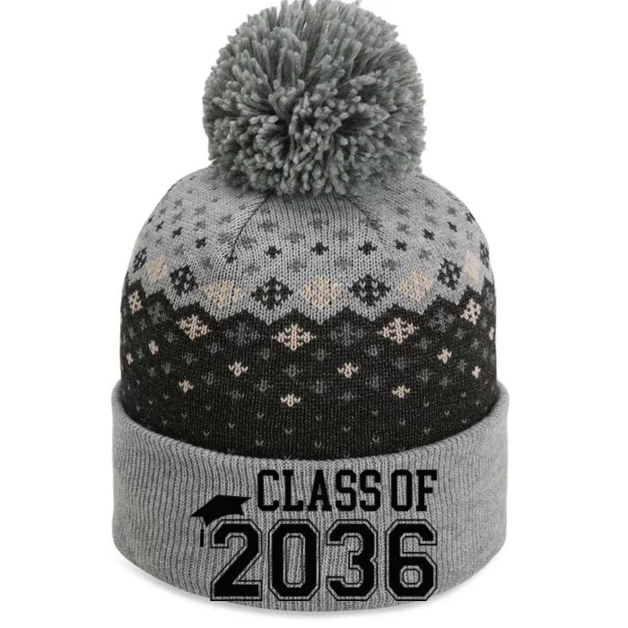 Class of 2036 First Day of School Grow with Me Graduation The Baniff Cuffed Pom Beanie