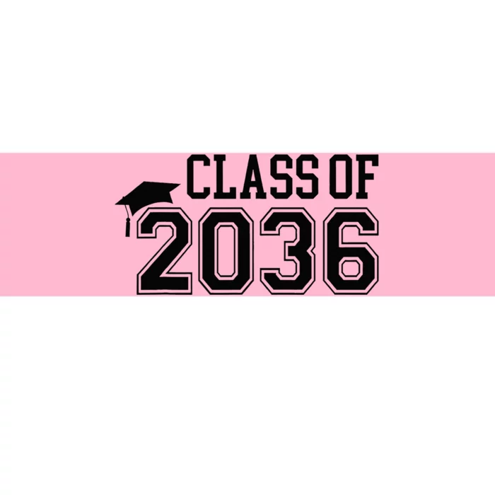 Class of 2036 First Day of School Grow with Me Graduation Bumper Sticker