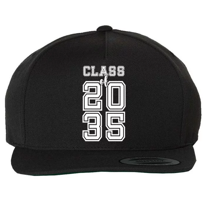 Class Of 2035 Graduate Wool Snapback Cap