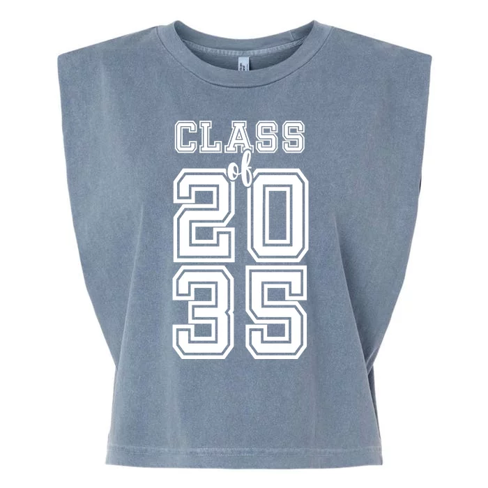 Class Of 2035 Graduate Garment-Dyed Women's Muscle Tee