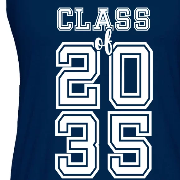 Class Of 2035 Graduate Ladies Essential Flowy Tank