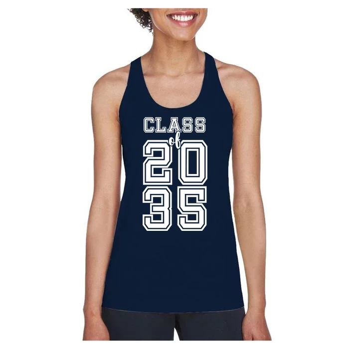 Class Of 2035 Graduate Women's Racerback Tank