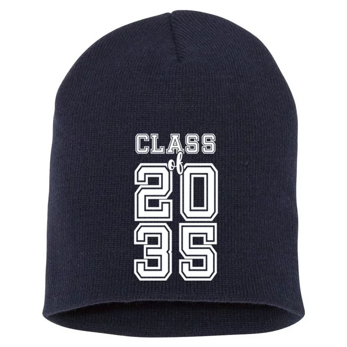 Class Of 2035 Graduate Short Acrylic Beanie