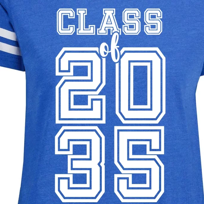 Class Of 2035 Graduate Enza Ladies Jersey Football T-Shirt