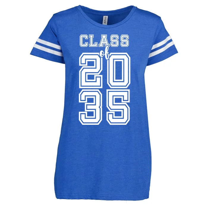 Class Of 2035 Graduate Enza Ladies Jersey Football T-Shirt