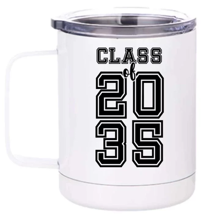 Class Of 2035 Graduate Front & Back 12oz Stainless Steel Tumbler Cup