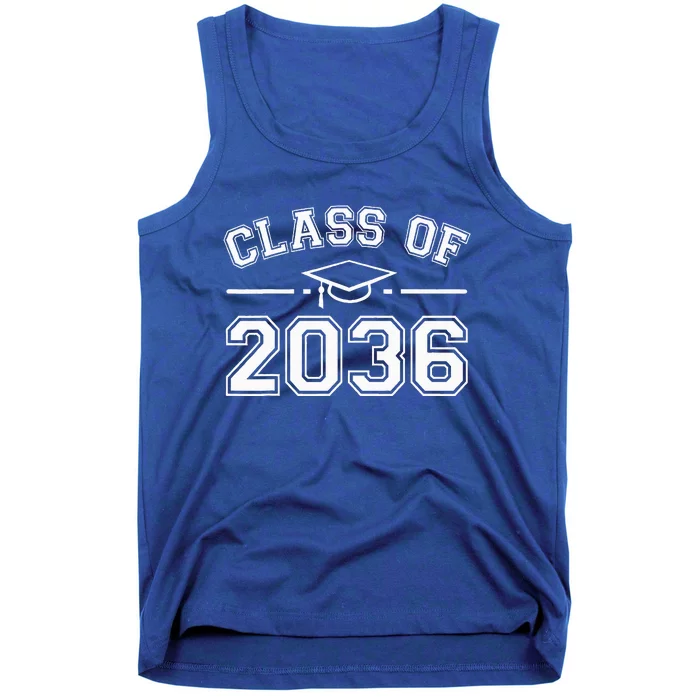 Class Of 2036 Grow With Me First Day Kindergarten Graduation Tank Top