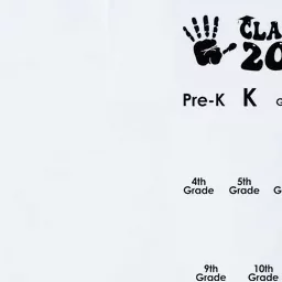 Class Of 2039 Grow With Me Handprint PreK 12th Grade K12 Softstyle Adult Sport Polo