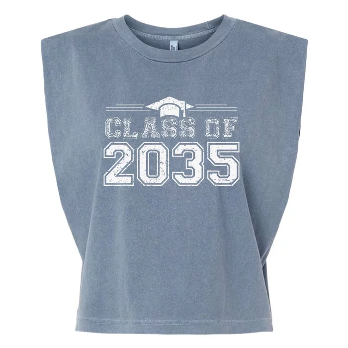 Class Of 2035 Grow With Me First Day Of School Gift Garment-Dyed Women's Muscle Tee