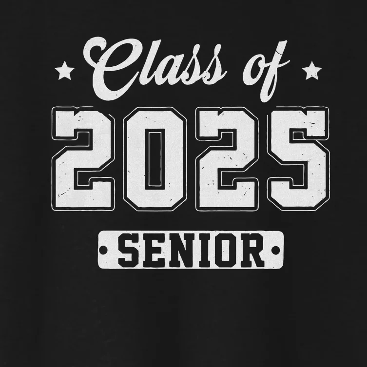 Class Of 2025 Senior 2025 Graduation 2025 Back To School Women's Crop Top Tee