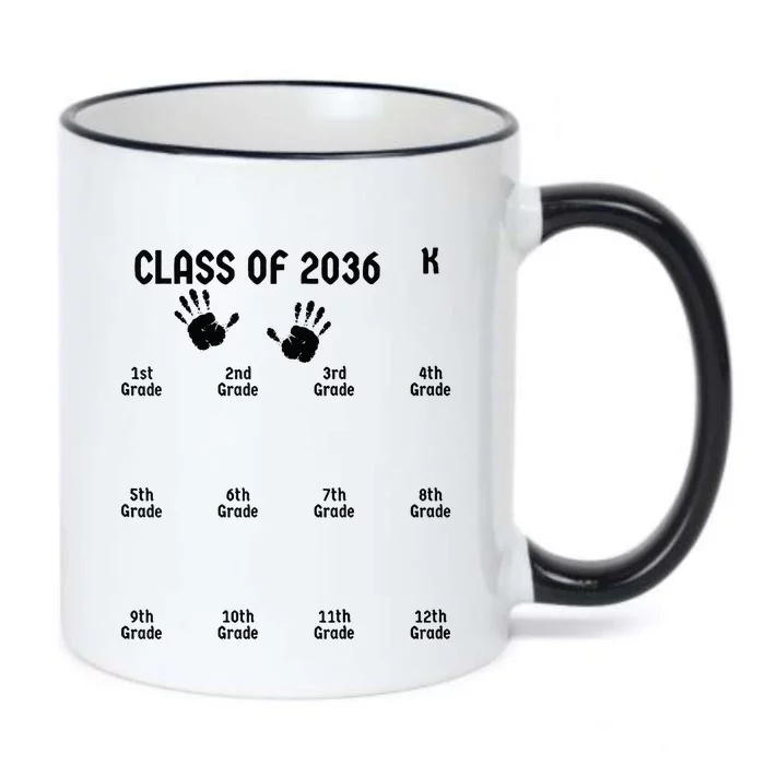 Class Of 2036 Grow With Me Black Color Changing Mug