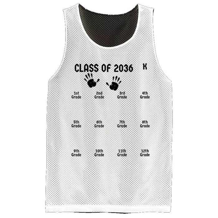 Class Of 2036 Grow With Me Mesh Reversible Basketball Jersey Tank