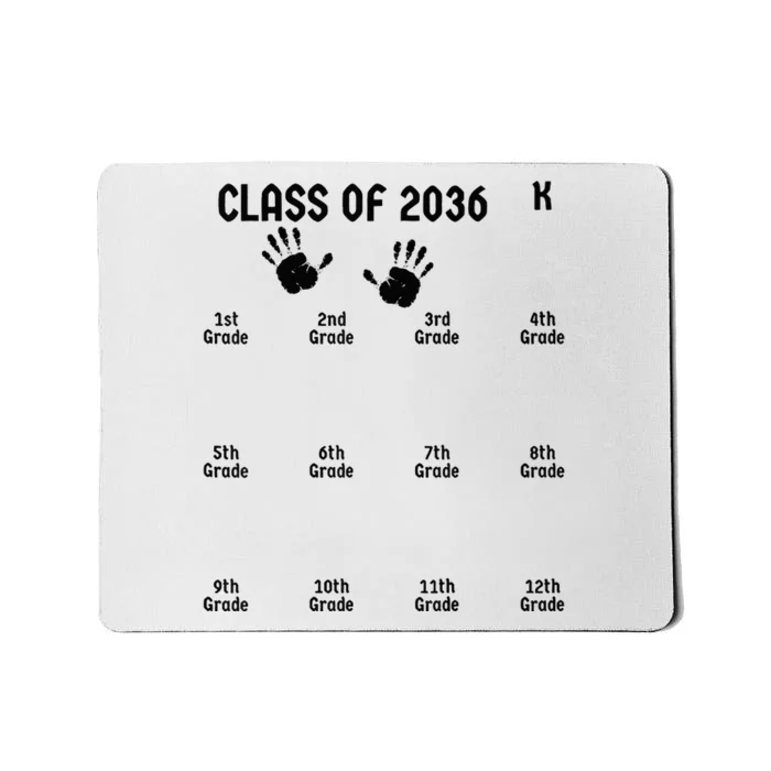 Class Of 2036 Grow With Me Mousepad