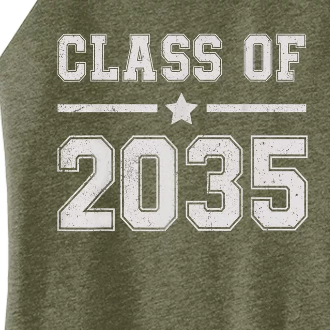 Class Of 2035 PreK Graduate Kindergarten Graduation Women’s Perfect Tri Rocker Tank