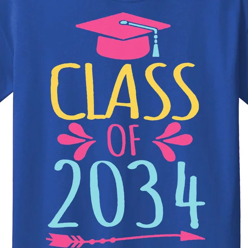 Class Of 2034 For Grow With Me Graduation 2034 Kids T-Shirt