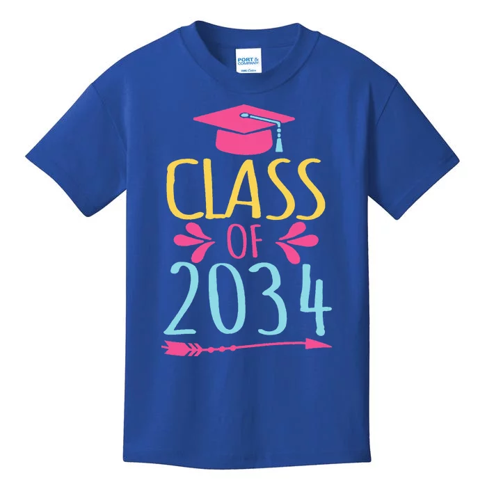 Class Of 2034 For Grow With Me Graduation 2034 Kids T-Shirt