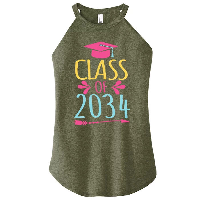 Class Of 2034 For Grow With Me Graduation 2034 Women’s Perfect Tri Rocker Tank