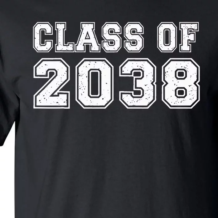 Class Of 2038 Grow With Me Graduates Kindergarten Tall T-Shirt