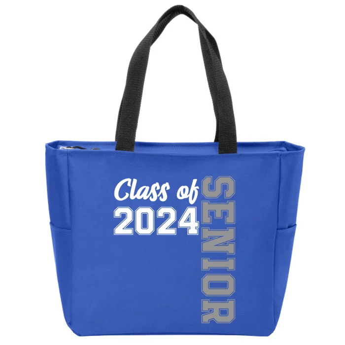 Class Of 2024 Senior 24 Meaningful Gift High School Graduation Party Gift Zip Tote Bag