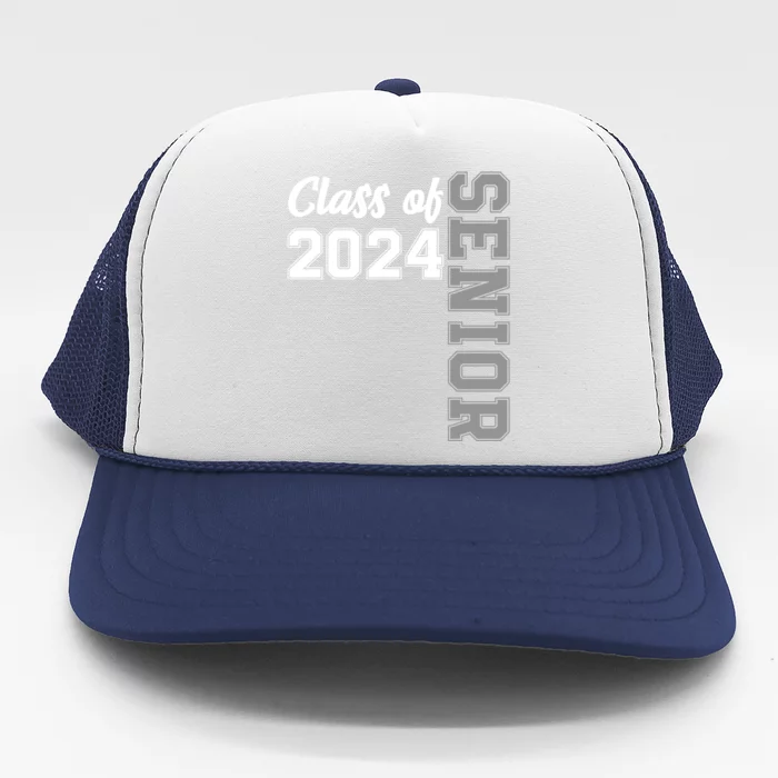 Class Of 2024 Senior 24 Meaningful Gift High School Graduation Party Gift Trucker Hat