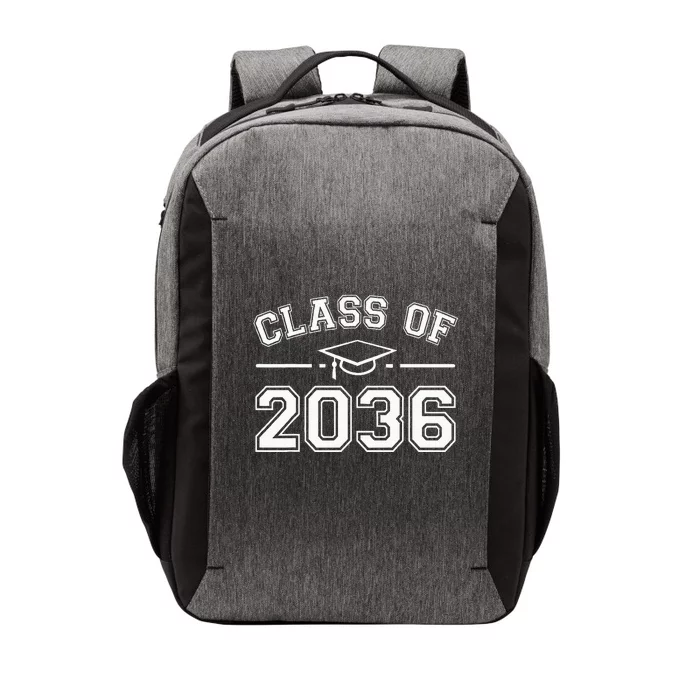 Class Of 2036 Grow With Me First Day Kindergarten Graduation Vector Backpack