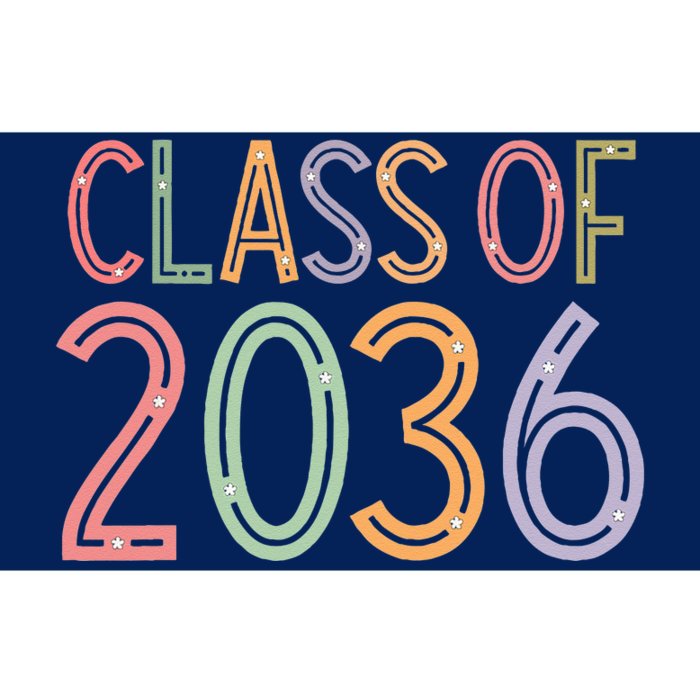 Class Of 2036 Grow With Me Graduation First Day Of School Bumper Sticker