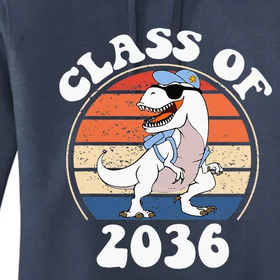 Class Of 2036 Grow With Me Kindergarten First Day Of School Women's Pullover Hoodie