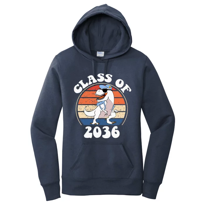 Class Of 2036 Grow With Me Kindergarten First Day Of School Women's Pullover Hoodie