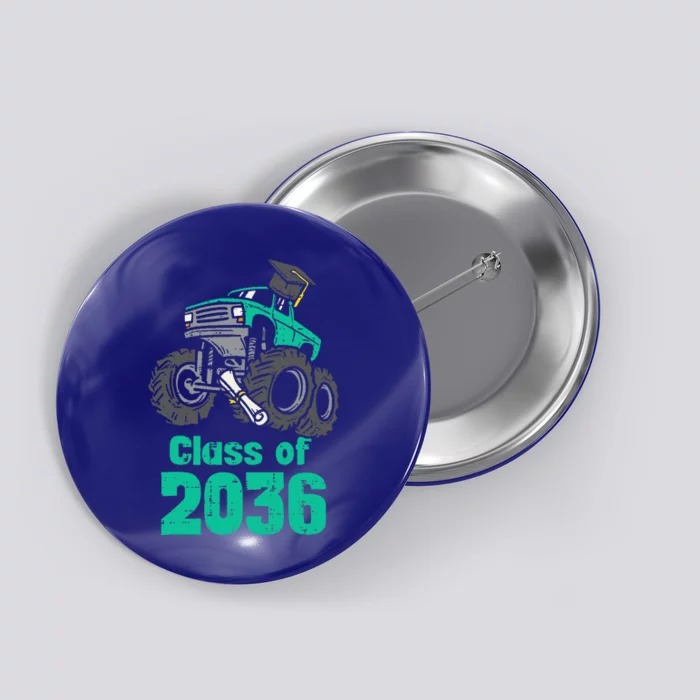 Class Of 2036 Monster Truck First Last Day Grow With Me Button