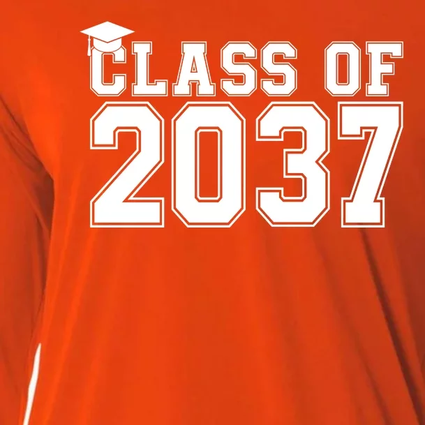 Class Of 2037 Graduation Cooling Performance Long Sleeve Crew