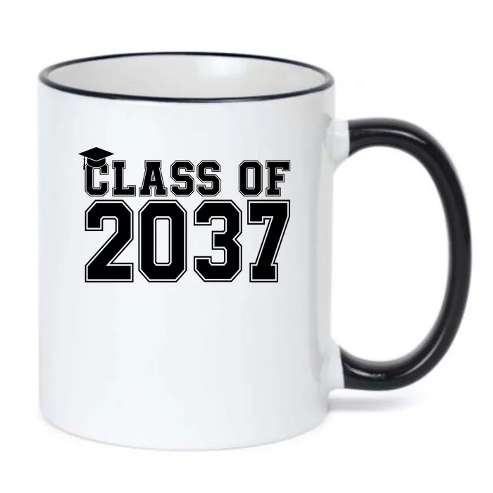 Class Of 2037 Graduation Black Color Changing Mug